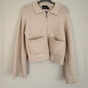 ASOS Cream Teddy Jacket